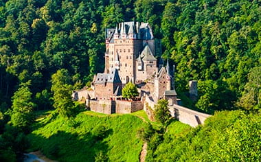 The medieval Eltz Castle near Koblenz in Germany